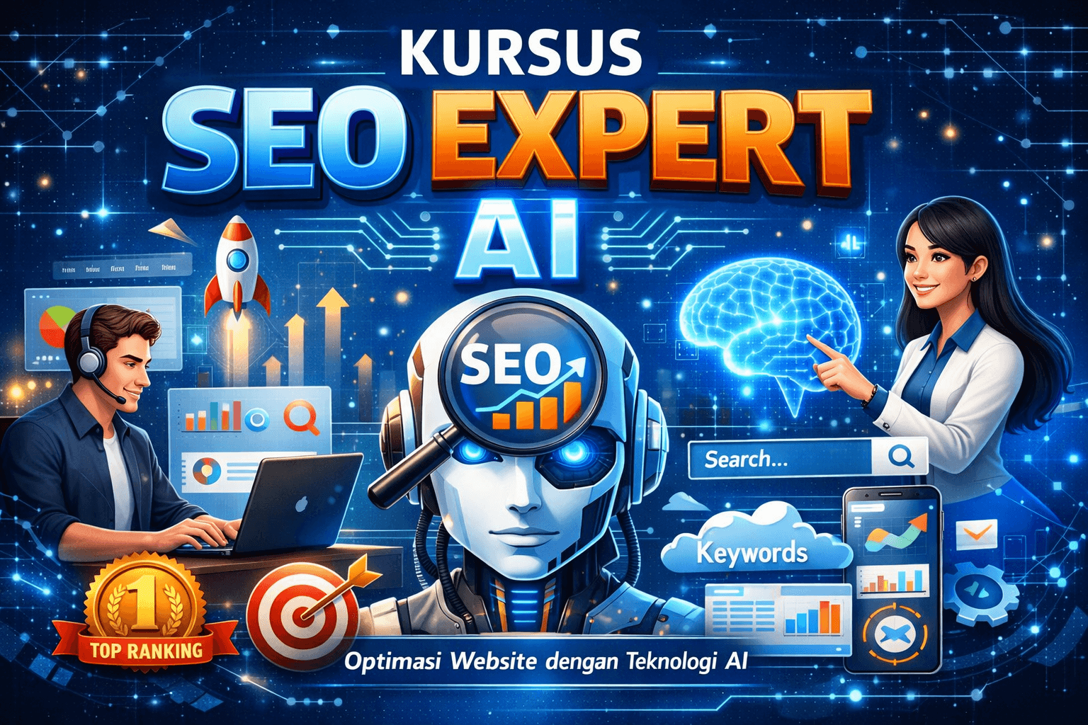 kursus seo expert ai pemula