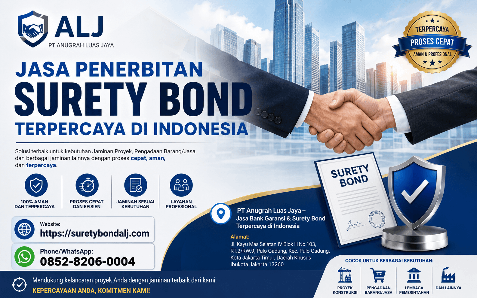 Jasa Penerbitan Surety Bond Terpercaya di Indonesia