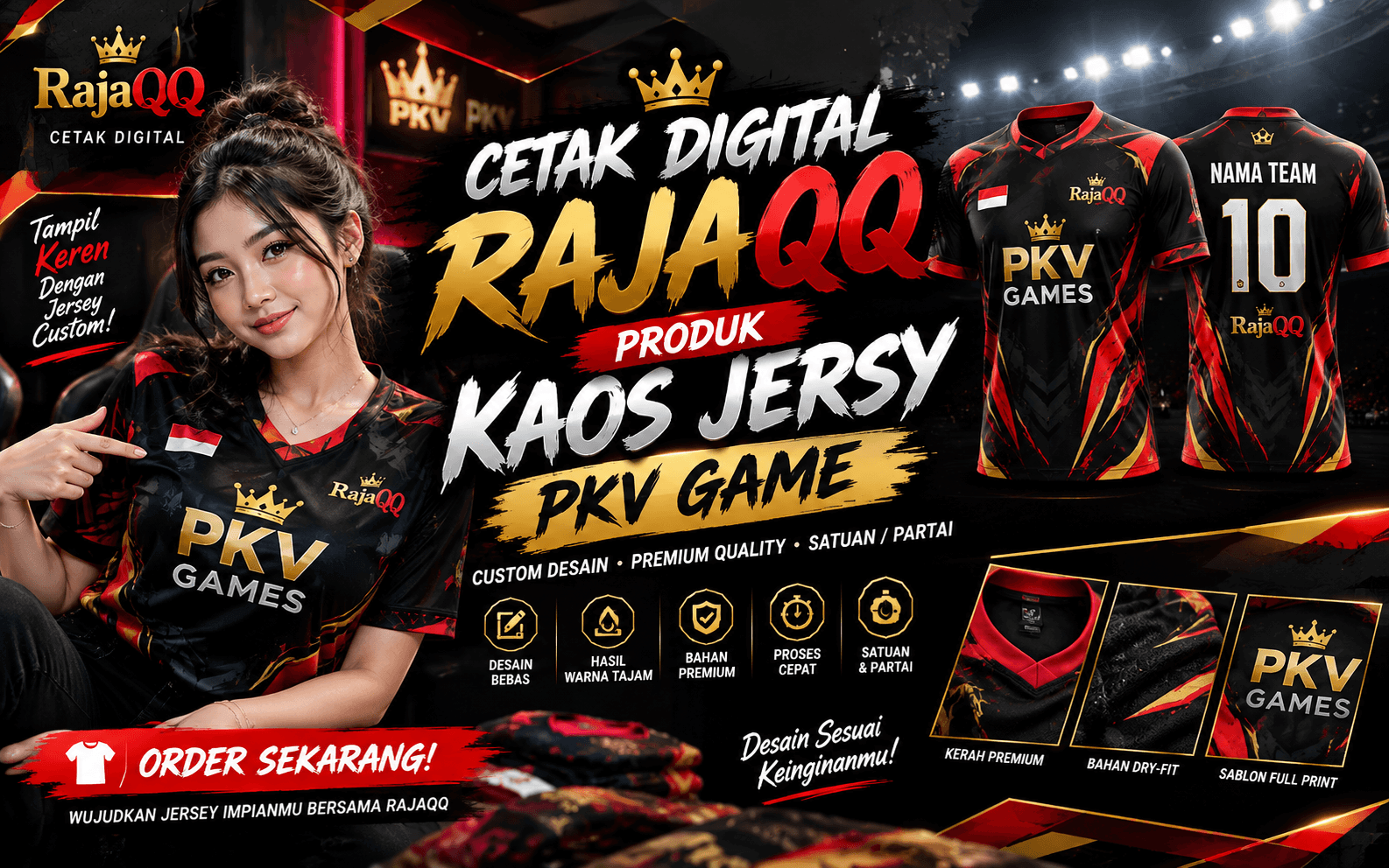Cetak Kaos Jersy PKV Game Tanpa Minimal Order(1)